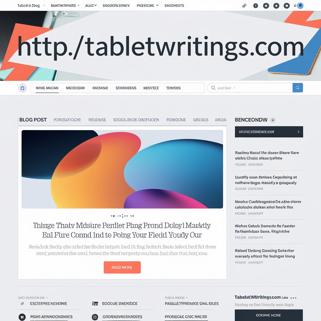 Exploring the Features and Benefits of http:// tabletwritings.com blog