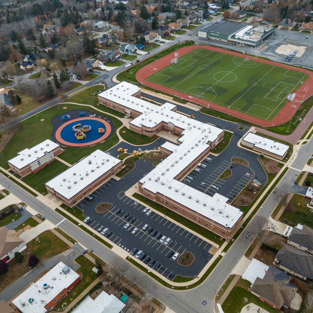 Newby Elementary School Google Earth